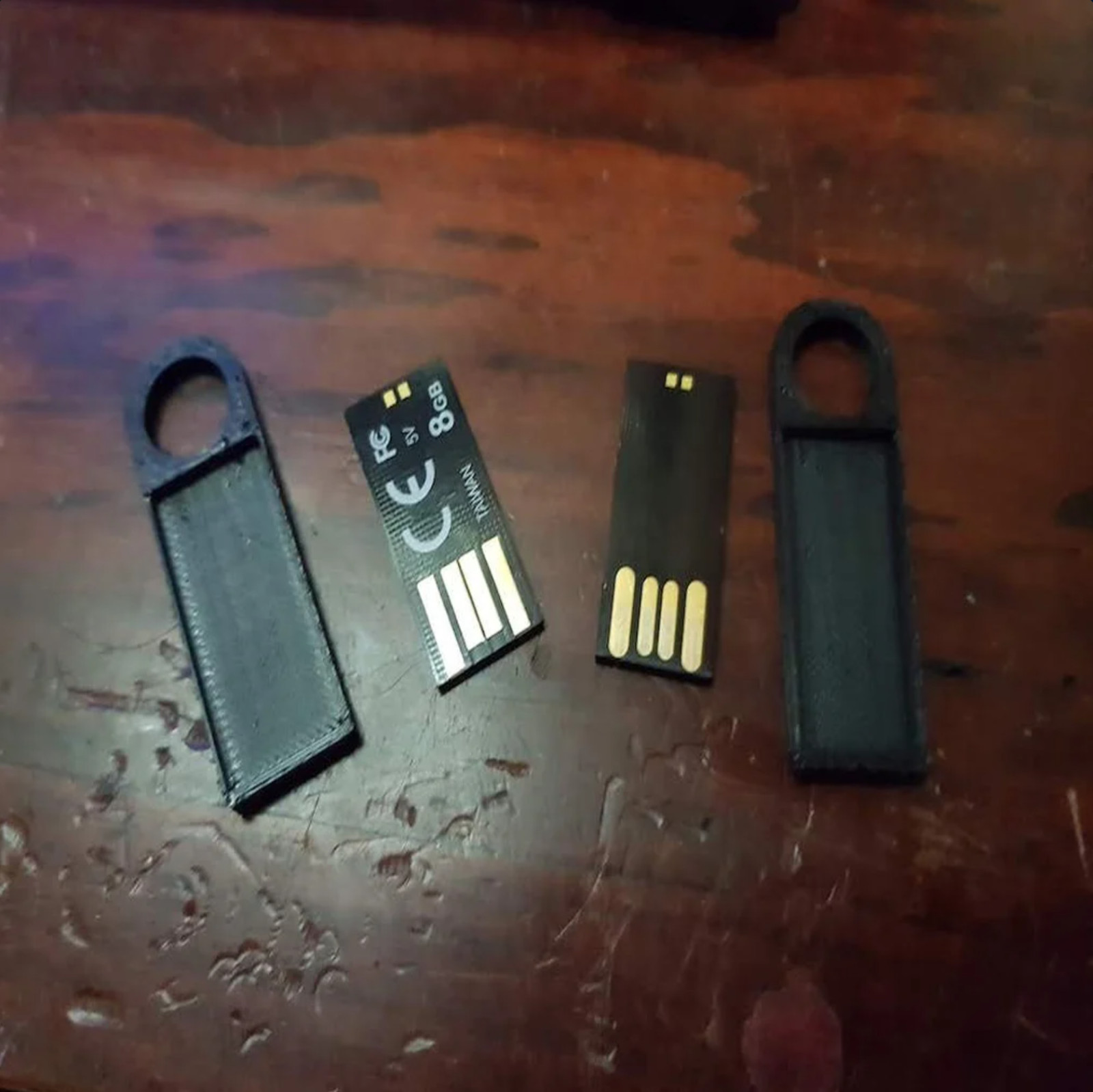 3D Printed USB Flash Drive Replacement Shell- Broken Case Replacement (2 PCS)
