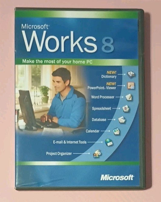 PC Software MICROSOFT Works 8 2004