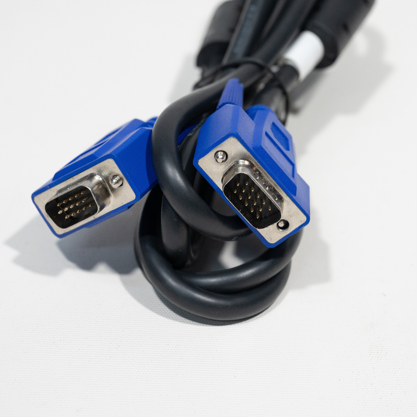 VGA Monitor Cable 1.7m 5.5ft - 15 Pin Black Male to Male - Brand New