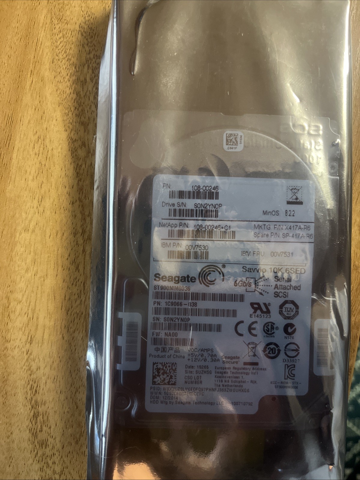 Seagate Savvio 10K.6 SAS 6Gb/s ST900MM0036 Hard Drive