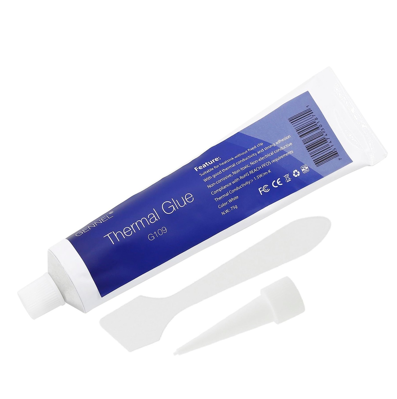 G109 75g Thermal Glue, Thermal Conductive epoxy, Heatsink Adhesive