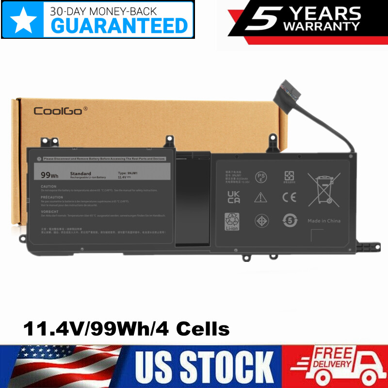 9NJM1 Battery For Dell Alienware 17 R4 15 R3 R4 MG2YH 0546FF HF250 44T2R 99Wh