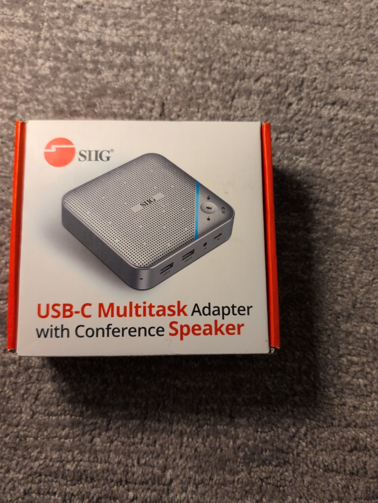 SIIG USB-C Multitask Adapter with Conference Speaker