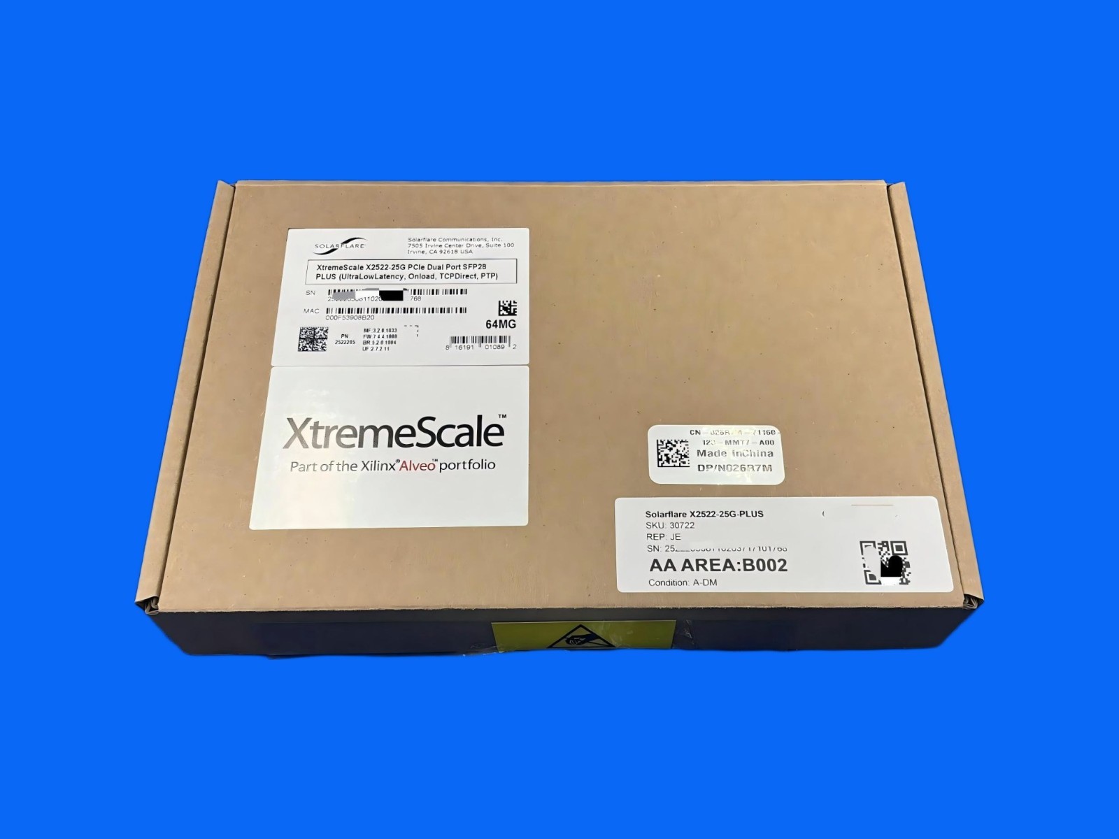 Dell X2522-25G-PLUS Solarflare XtremeScale X2522 2-port 10/25GbE Adapter 26R7M