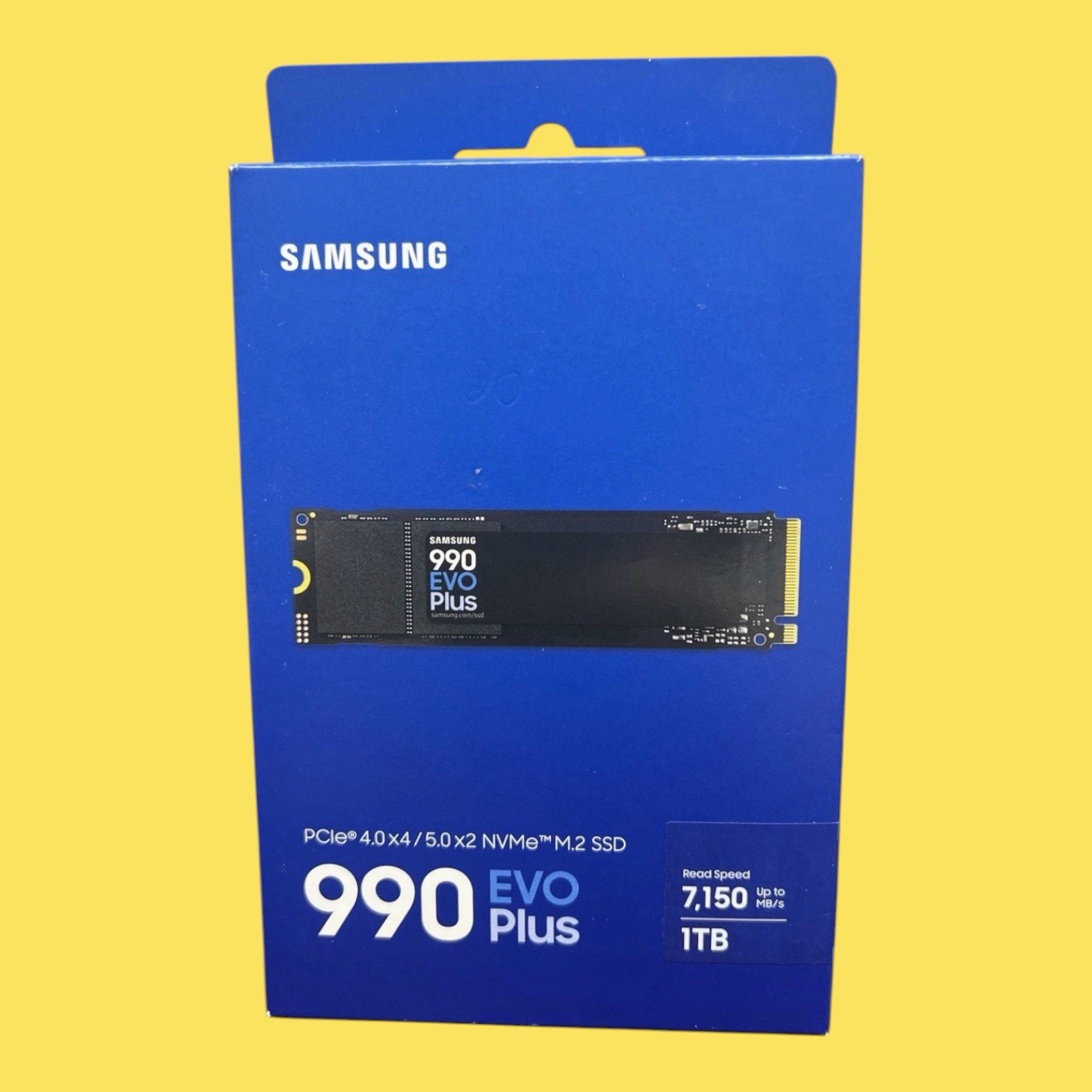 Samsung 990 EVO Plus SSD 1TB, PCIe Gen 4x4, Gen 5x2 M.2 2280 (MZ-V95S1TOB/AM)