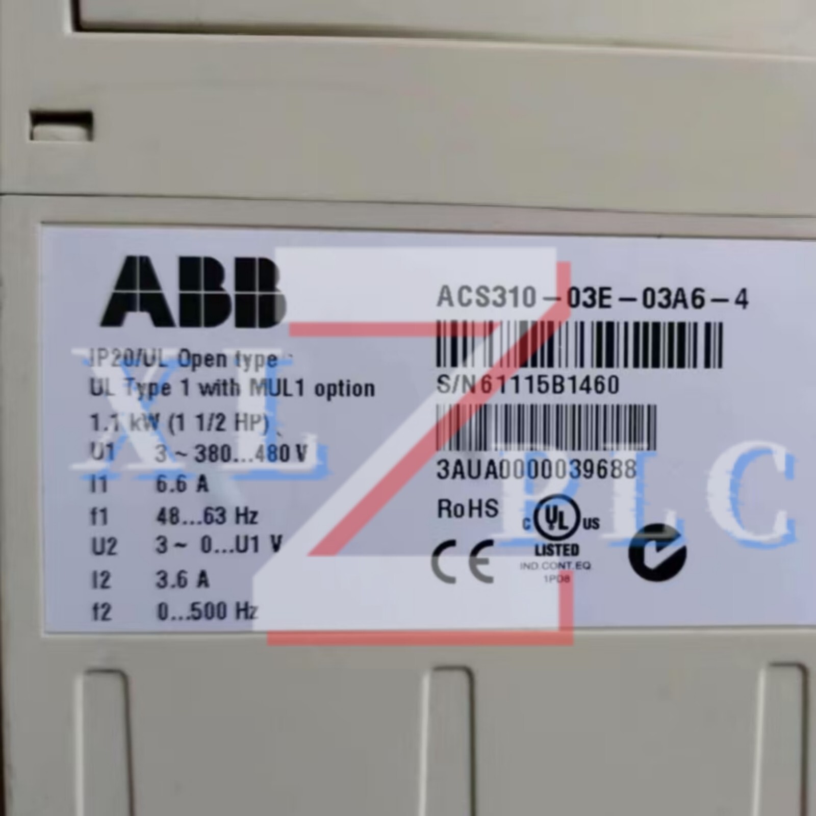 1PCS New ABB ACS310-03E-03A6-4 Frequency Converter In Box*