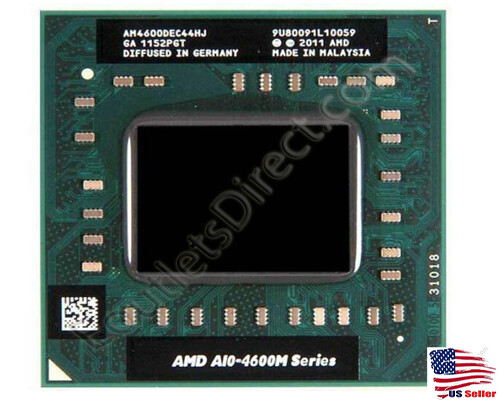 AMD Quad-Core Mobile CPU A10-4600M AM4600DEC44HJ 2.3Ghz/Socket FS1r2 35W 4M