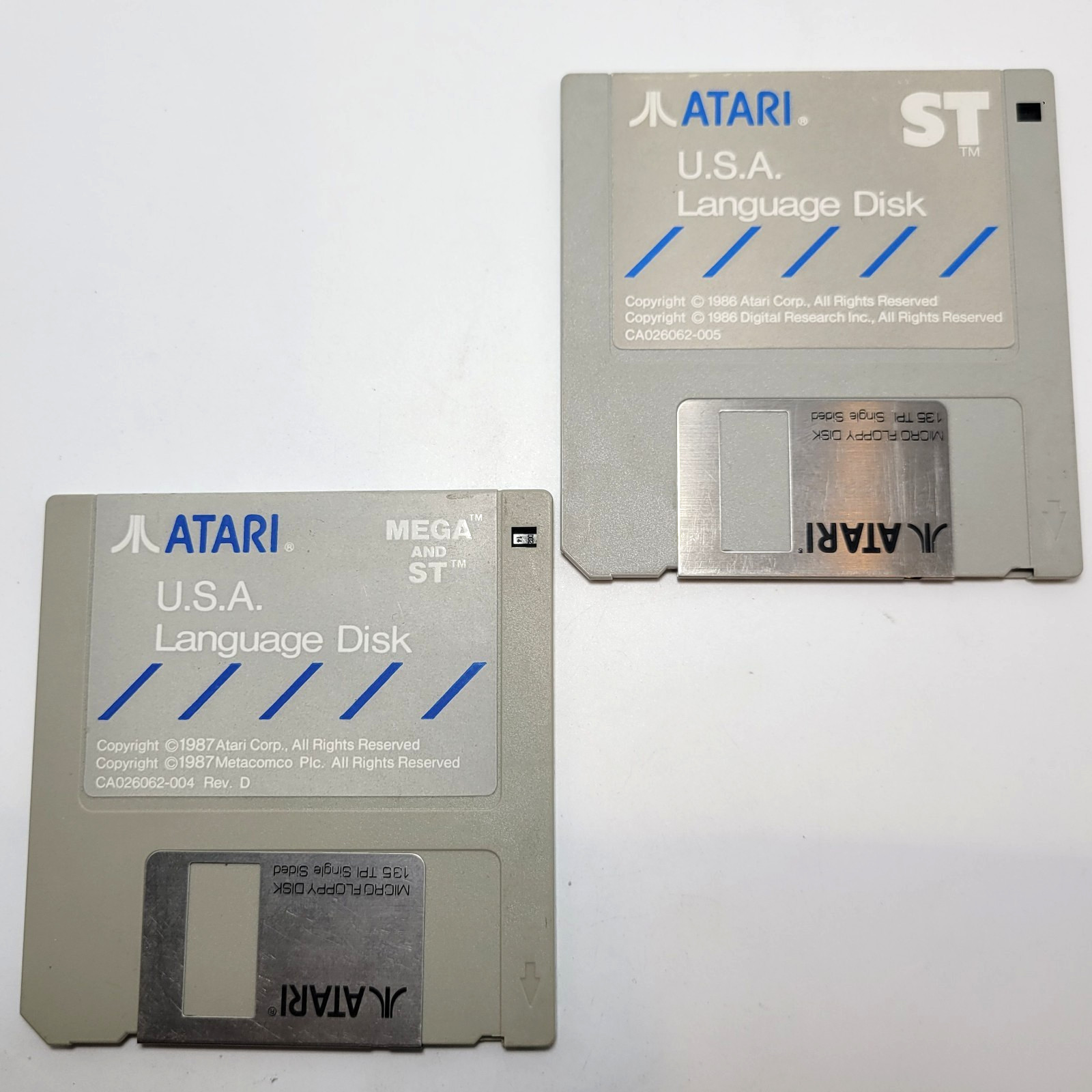 Atari ST / Atari Mega ST U.S.A Language Disks (3.5" Floppy) USA