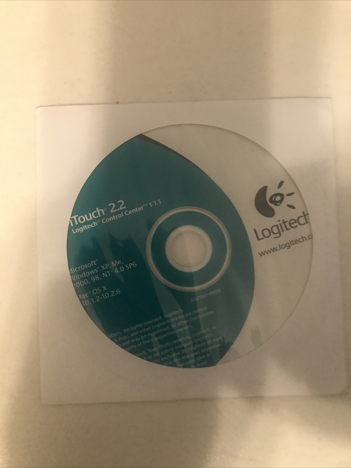 Logitech Control Center Itouch 2.2 Windows & Mac