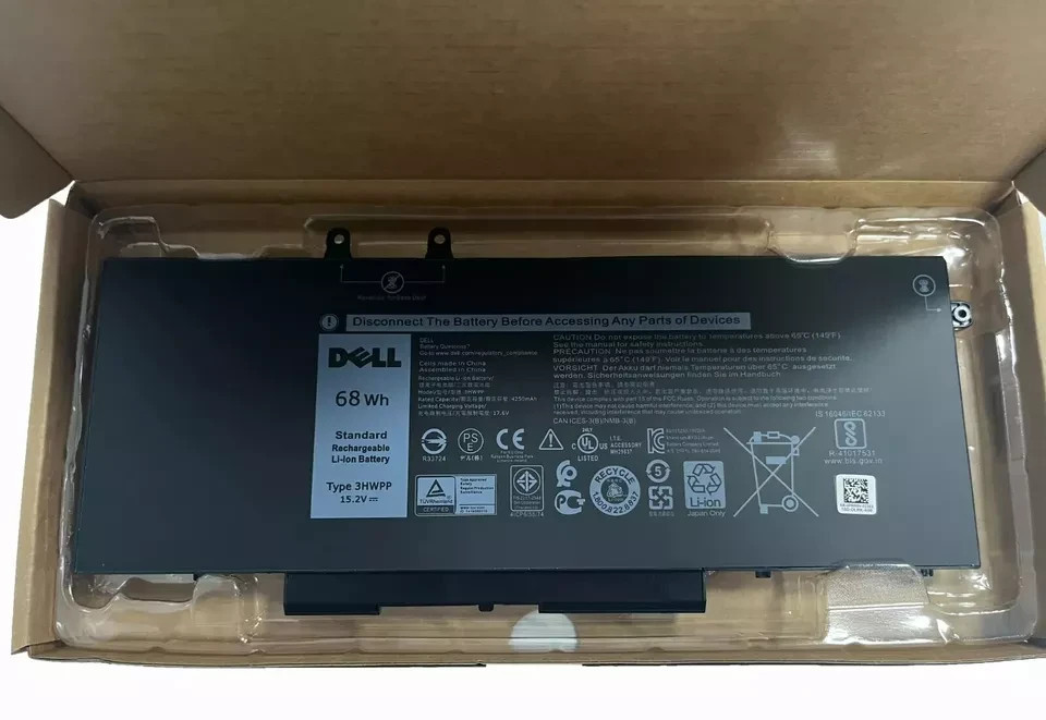NEW OEM 3HWPP Battery Dell Latitude 5511/5411/5501/5401 Precision 3551