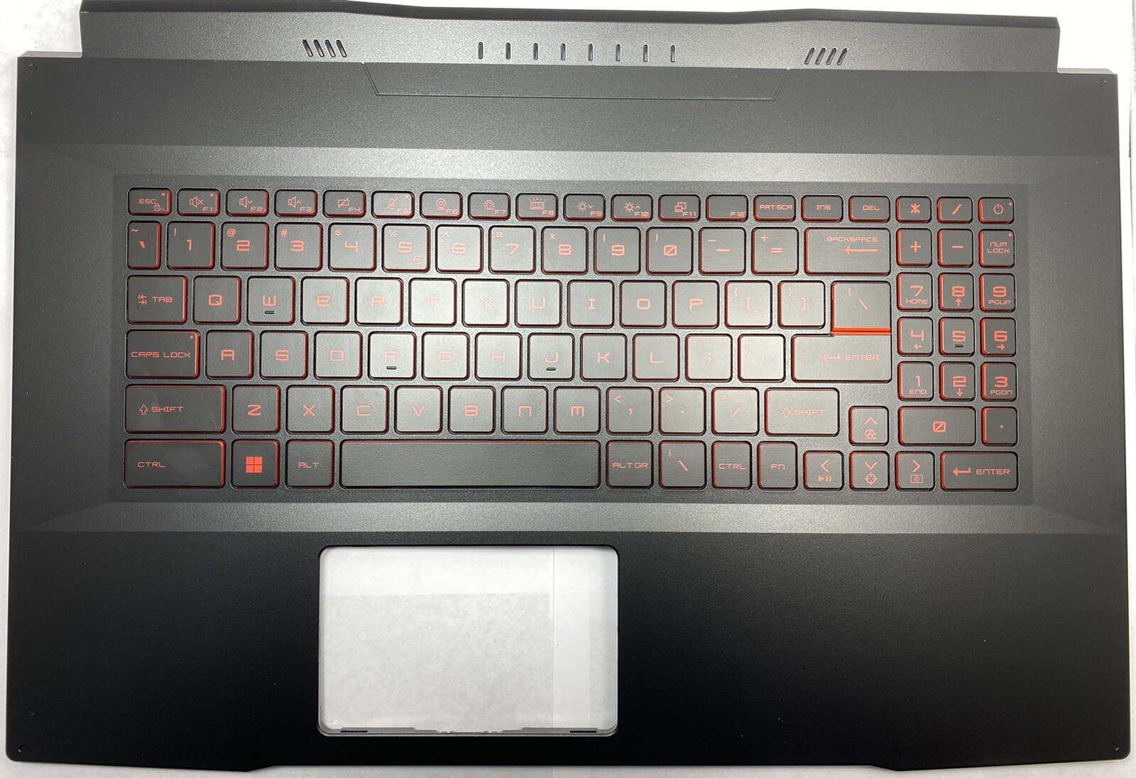 New MSI Katana GF76 Keyboard Backlit Red MS-17L1 MS-17L3 Palmrest Cover USA