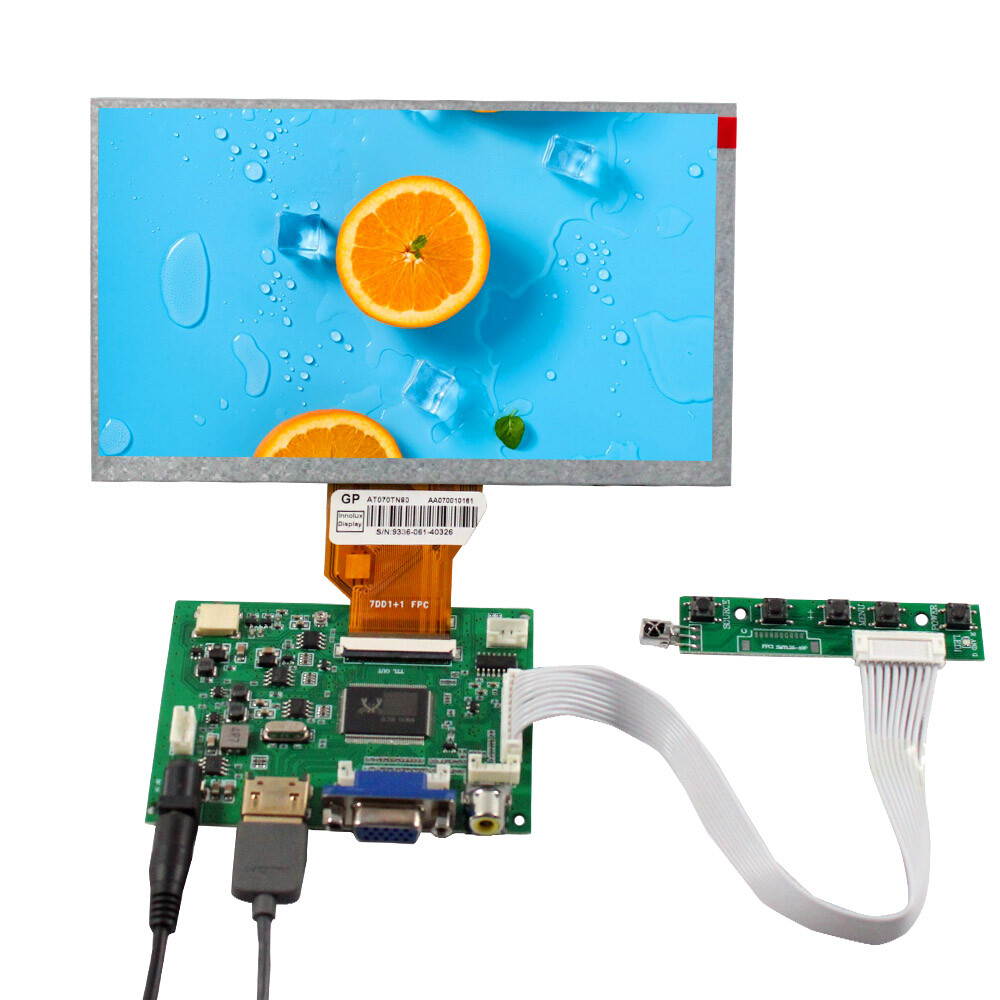HD VGA AV LCD Controller Board 7inch AT070TN90 AT070TN92 800x480 LCD Screen