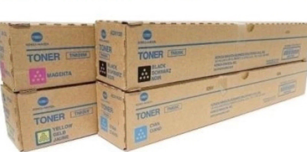 4 Genuine Konica Minolta TN216C TN216M TN216Y TN216K Toner Color Set OEM CMYK