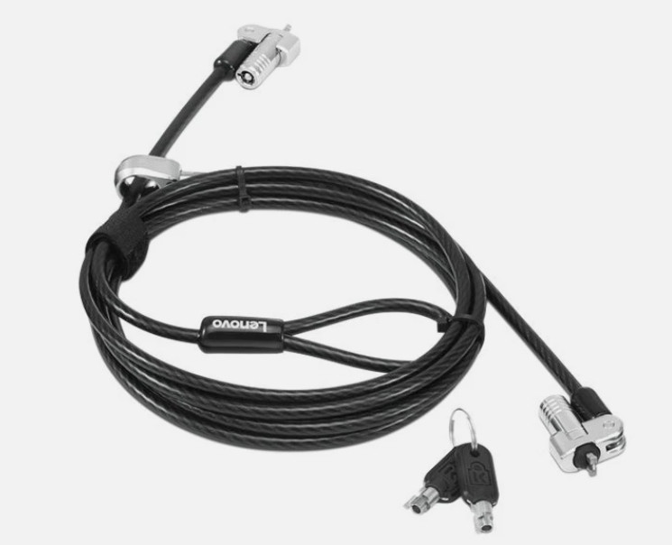 Lenovo 4XE1B81916 Kensington Key Black NanoSaver Twin Head Cable Lock