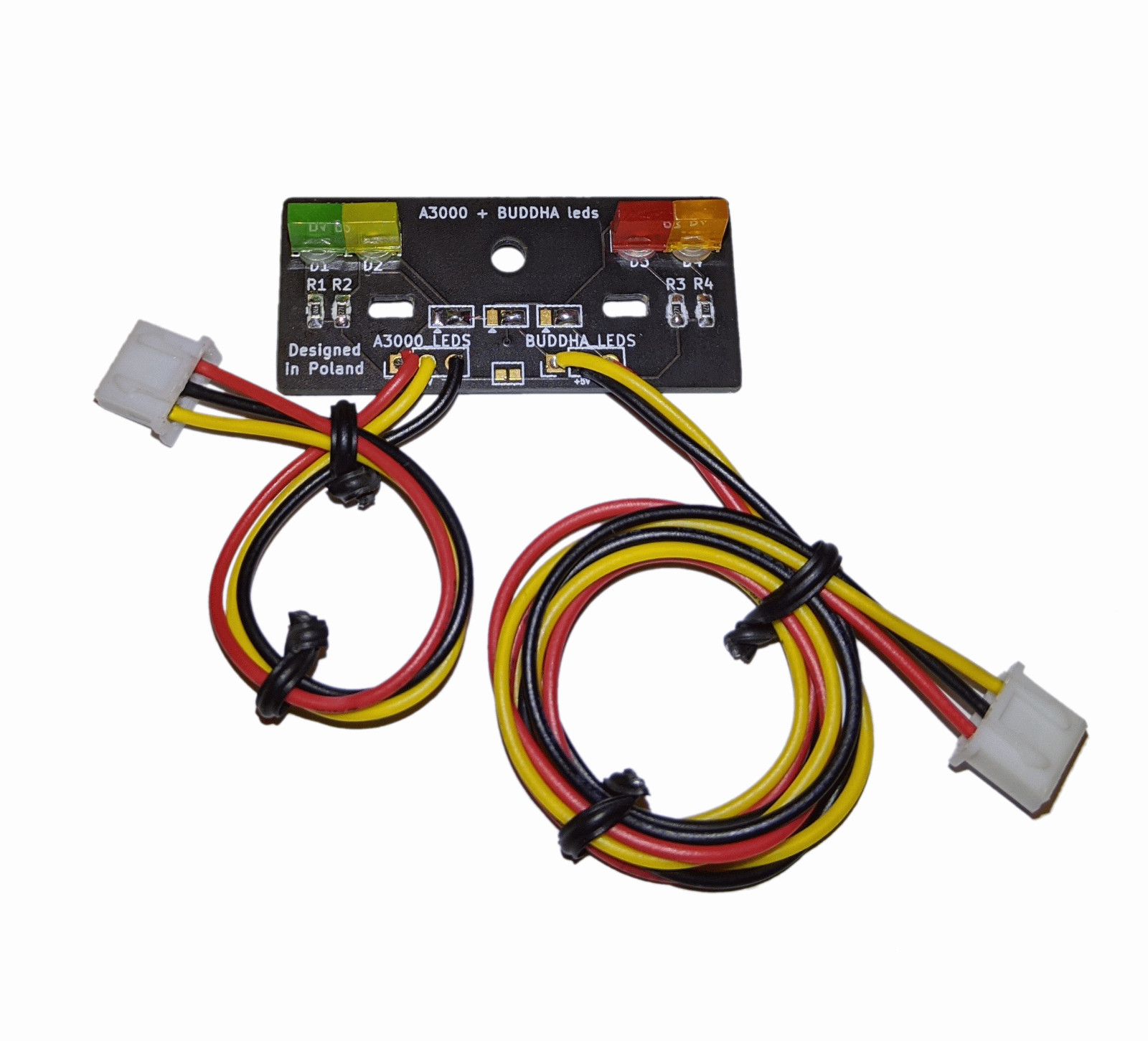 Amiga 3000 Desktop LEDs Buddha LEDs Replacement 2x Power Cables LED