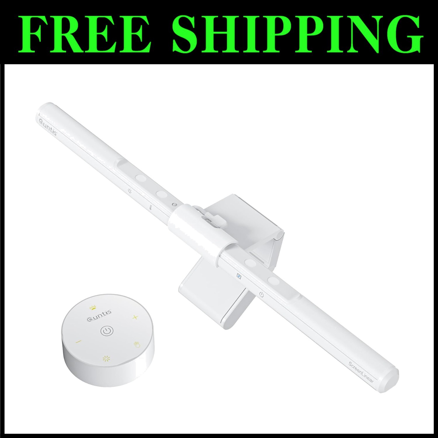Pro White Monitor Light Bar - Eye-Care USB Lamp