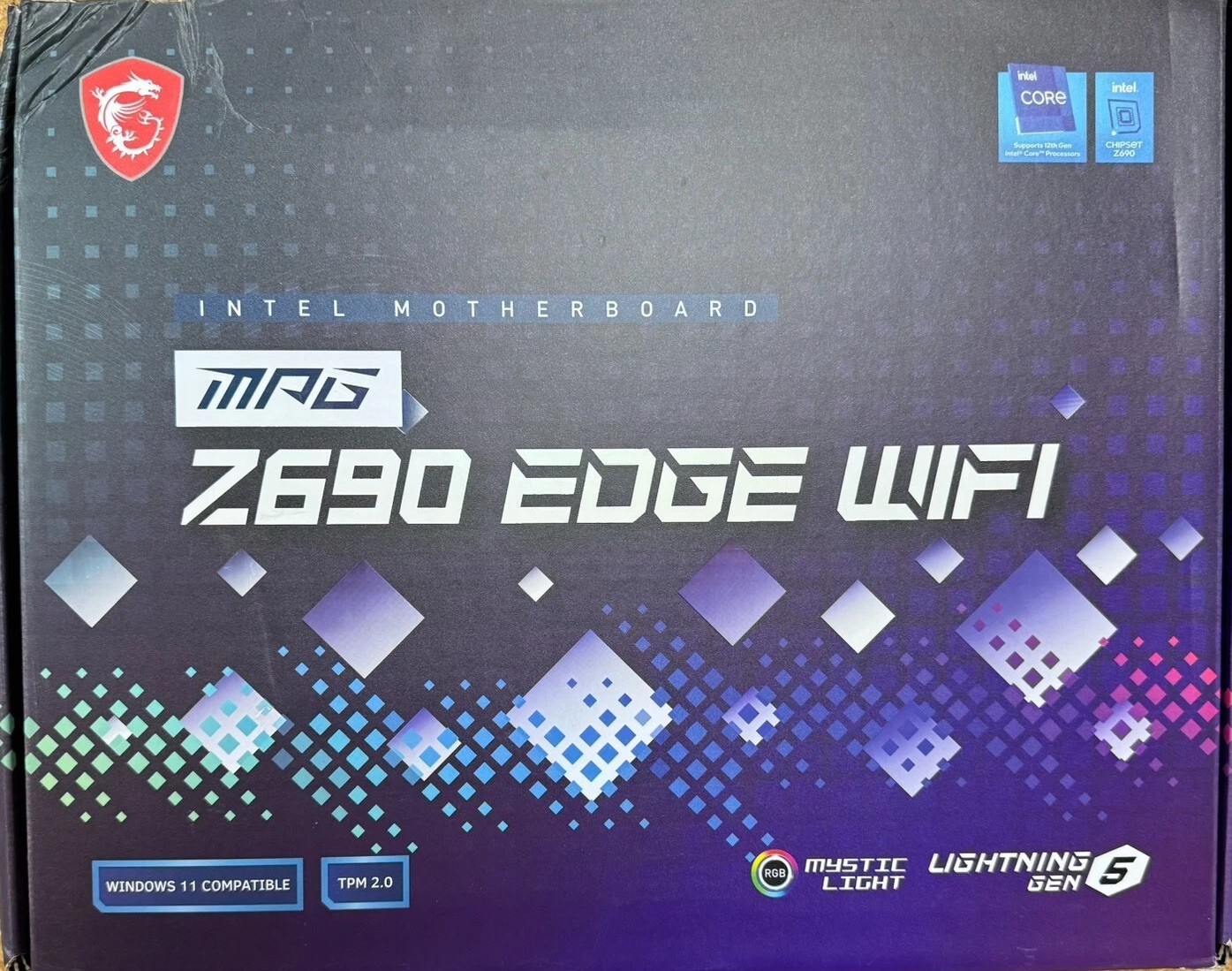 READ MSI MPG Z690 EDGE WIFI DDR5 LGA 1700 Intel Z690 SATA 6Gb/s ATX Intel MB