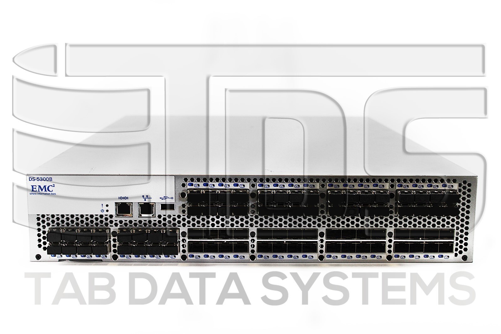 EMC Brocade DS-5300B FC SAN Switch w/ 48 Port License + 48x 8G SFP, Railkit