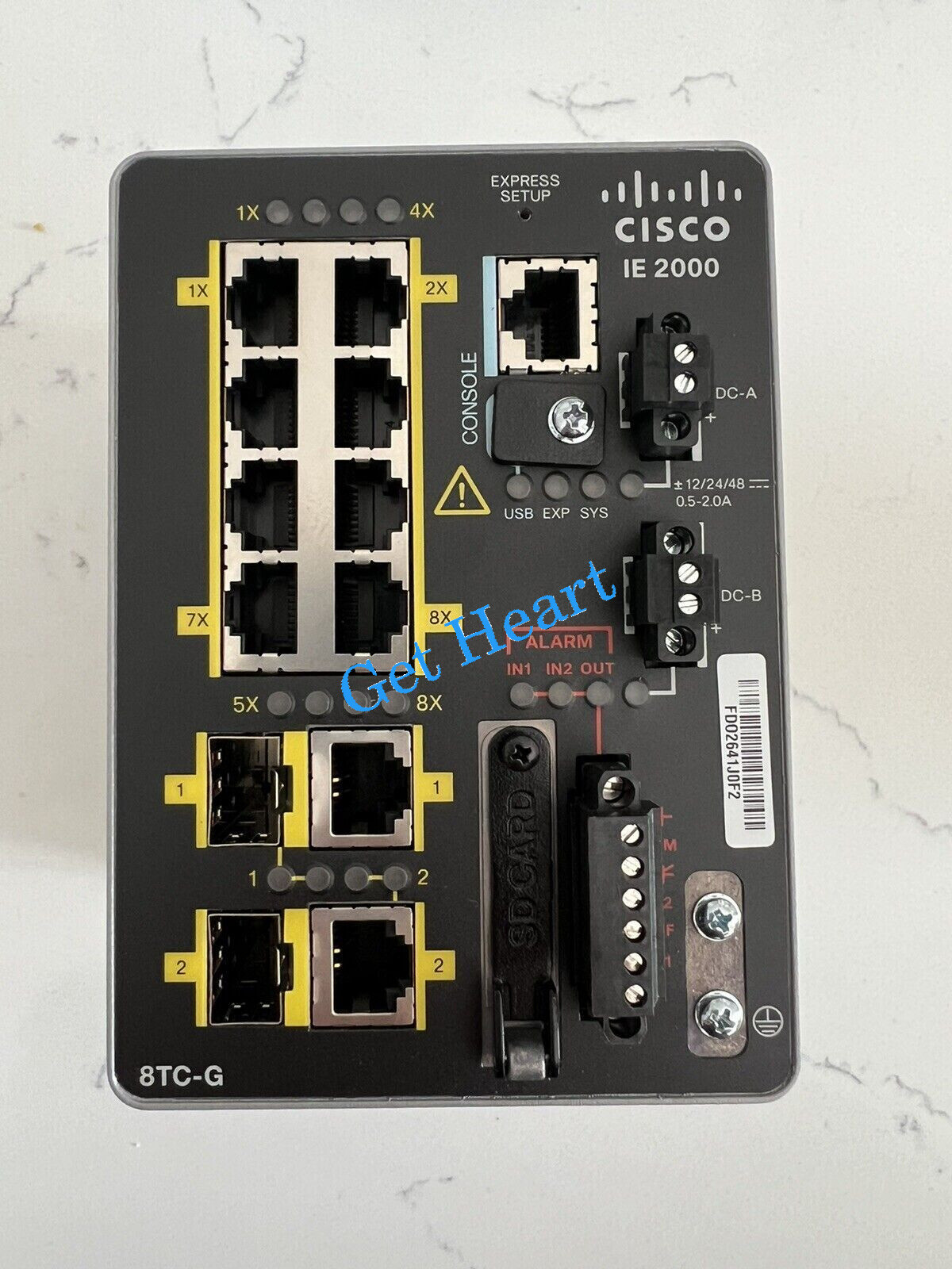 New Sealed Cisco IE-2000-8TC-G-B Industrial Ethernet Switch FedEx or DHL or.UPS