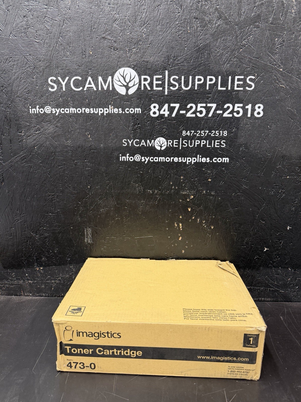 Genuine Imagistics 473-0 Black Toner Cartridge SX1480 SX1481 FX2080 NEW Damaged