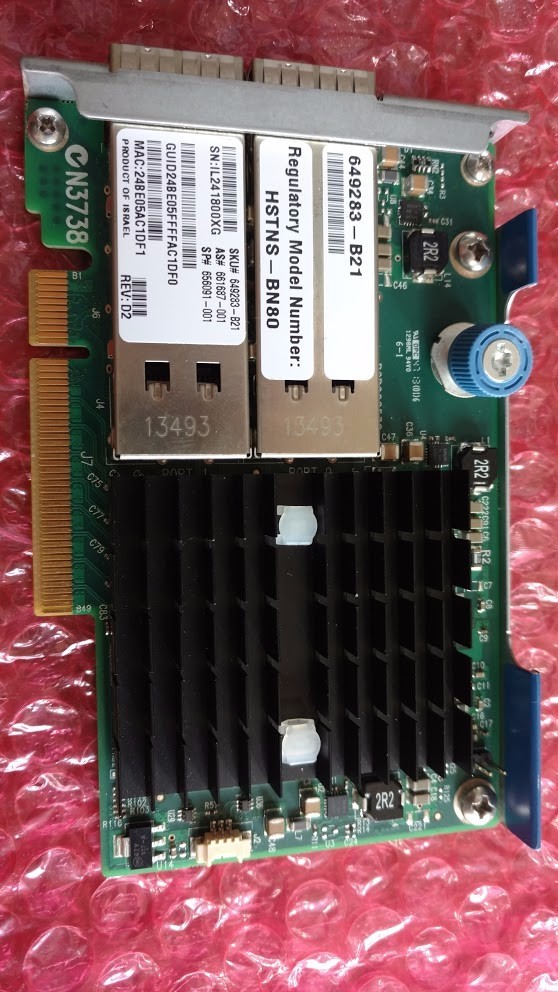 649283-B21 HP INFINIBAND QDR/EN 10GB DP 544FLR-QSF ADAPTER