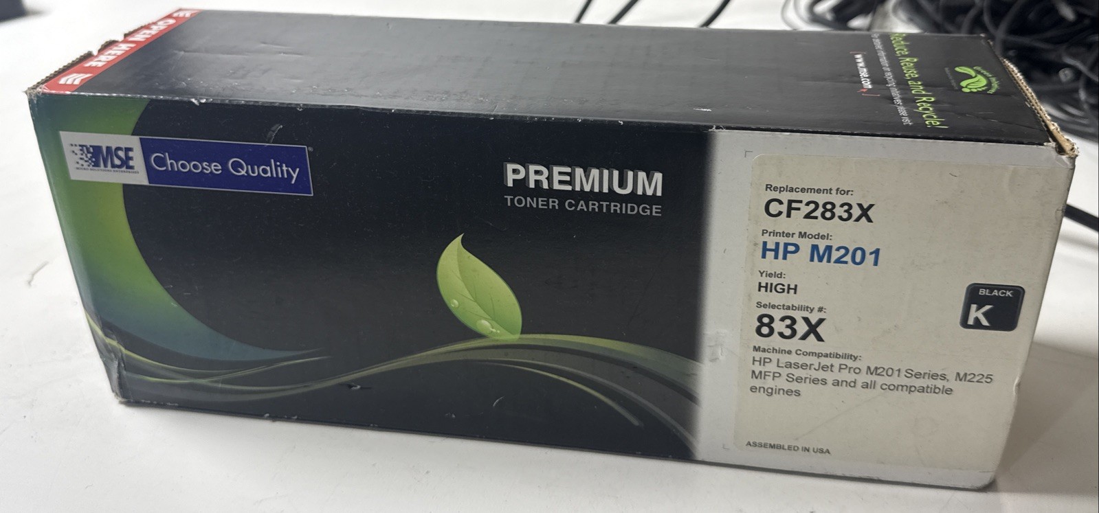 New HP 83X Ink MSE CF283X / 83x Compatible Toner Cartridge Black