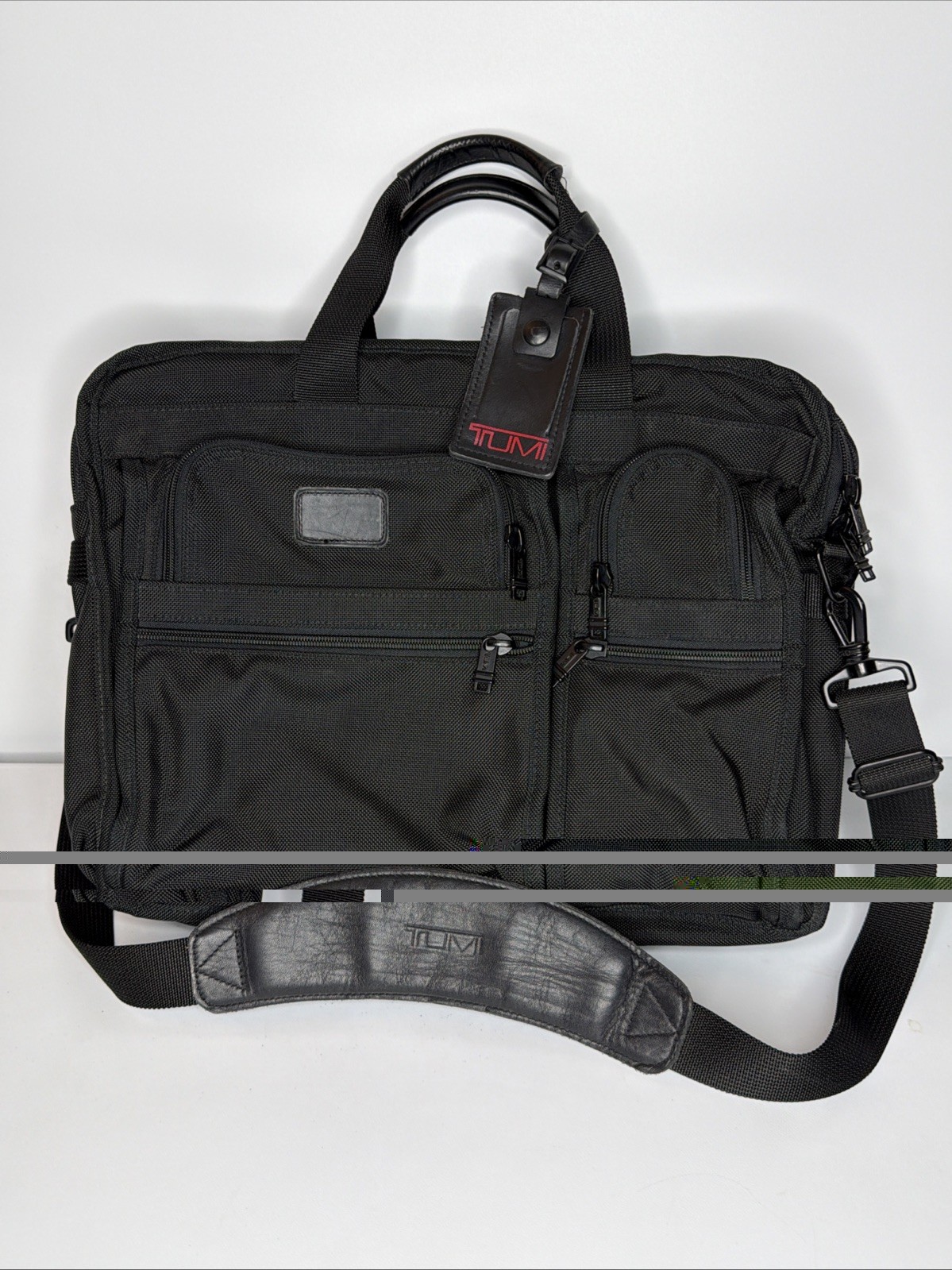 Vintage TUMI Alpha 2621D3 Expandable Organizer Laptop Briefcase Ballistic Nylon