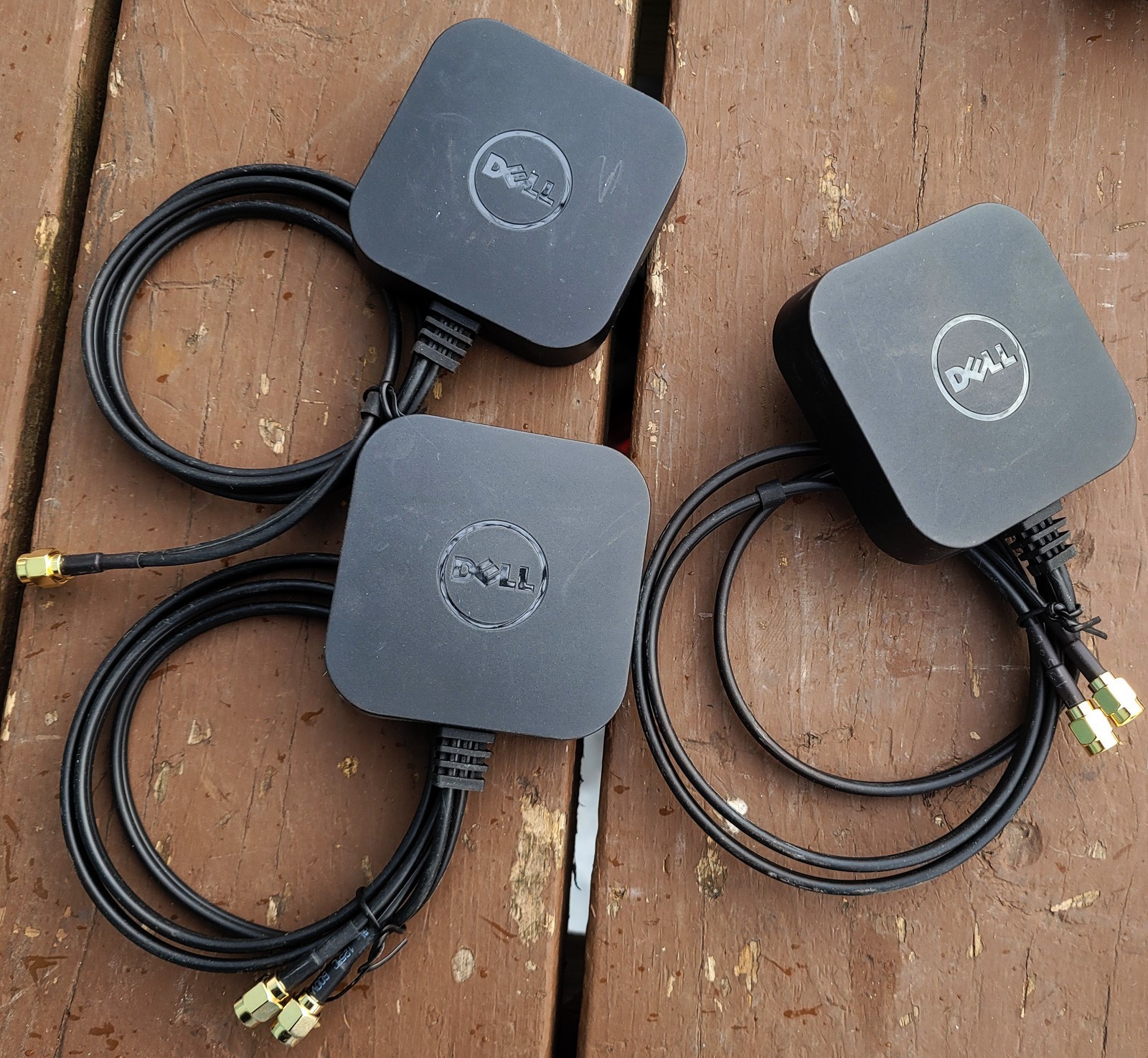 QTY: 3 -Dell Alienware OptiPlex External Puck WiFi Antenna 0GGYPH GGYPH