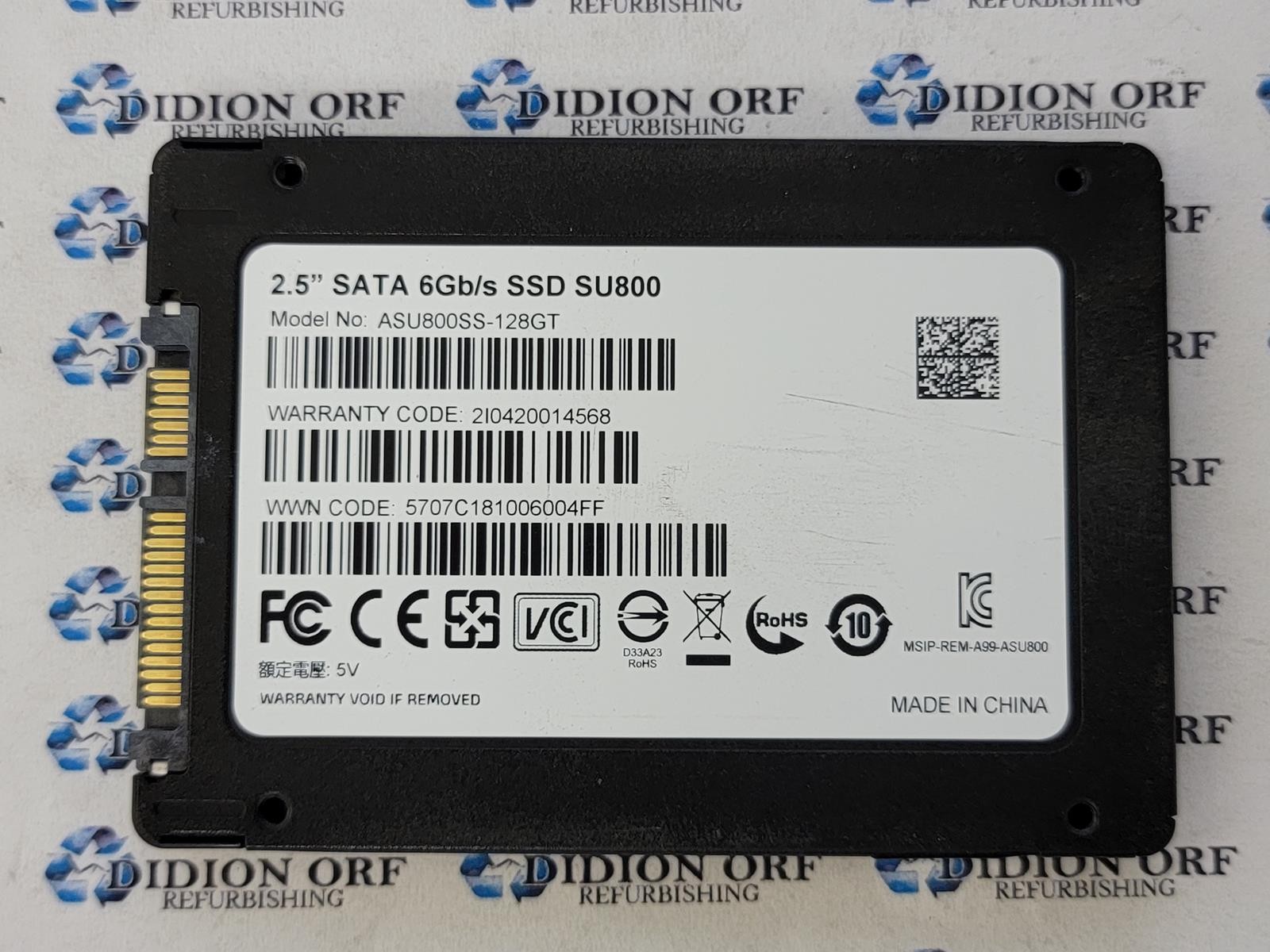 ADATA SU800 128GB 2.5" SATA SSD ASU800SS-128GT, Grade A+, SKU 10630