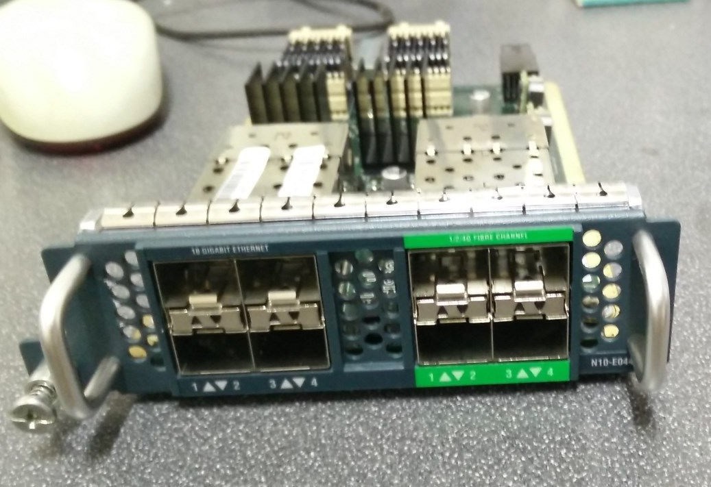 Cisco N10-E0440 4-Port 10GE & 4-Port 4Gb FC/Expansion Module for UCS 6100 Series