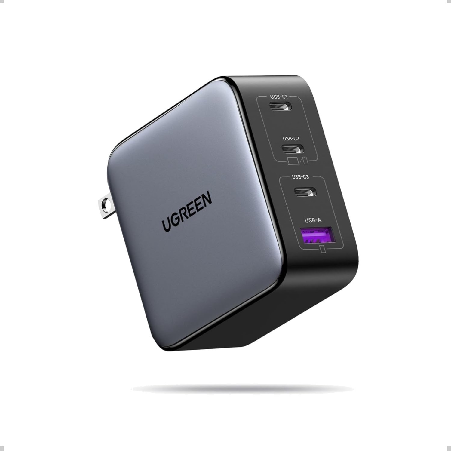 UGREEN Nexode 100W Gan Usb C Charger 4 Port Foldable For MacBook Pro Air