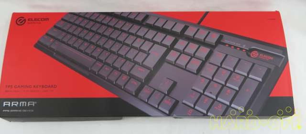 ELECOM TK-ARMA50BK Mechanical Keyboard Japanese Layout 107 Keys UNUSED