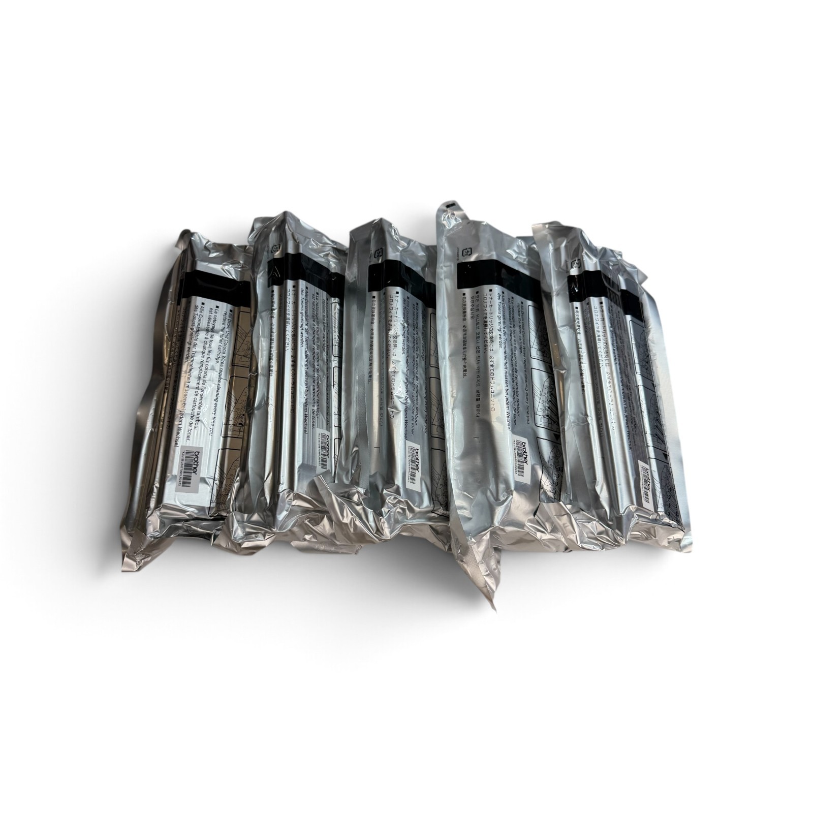 Brother TN-115BK Black High Yield Toner Cartridge - Lot of 5 Open Box