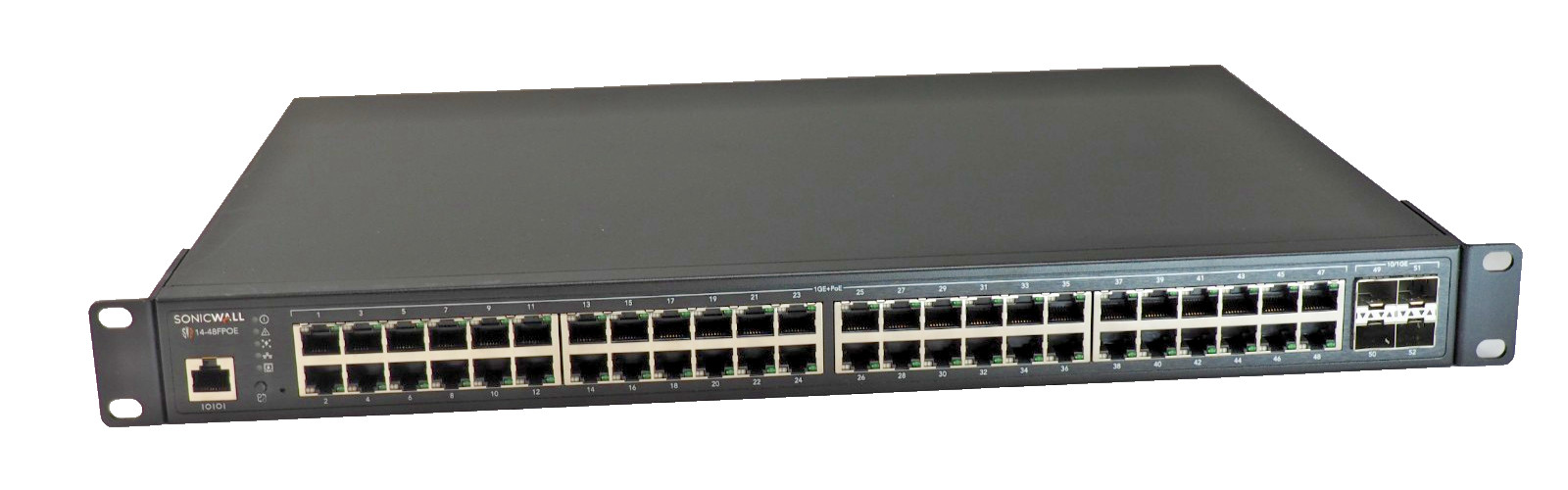 SonicWall SWS14-48FPOE 48-Port PoE Gigabit Managed Switch 1RK47-0E7