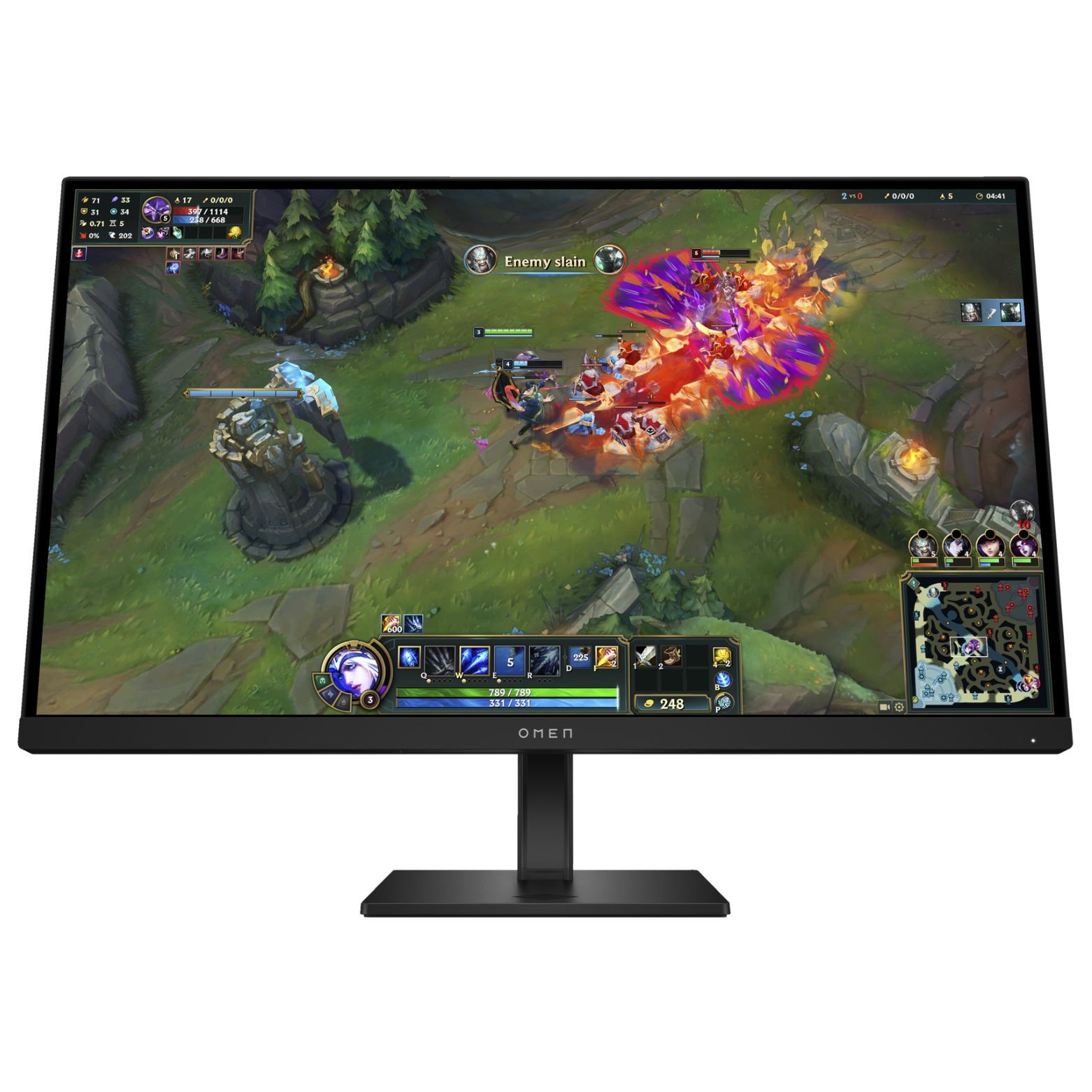 HP OMEN 27q G2 27" QHD 180Hz Gaming Monitor 16:9 AMD FreeSync DisplayPort & HDMI