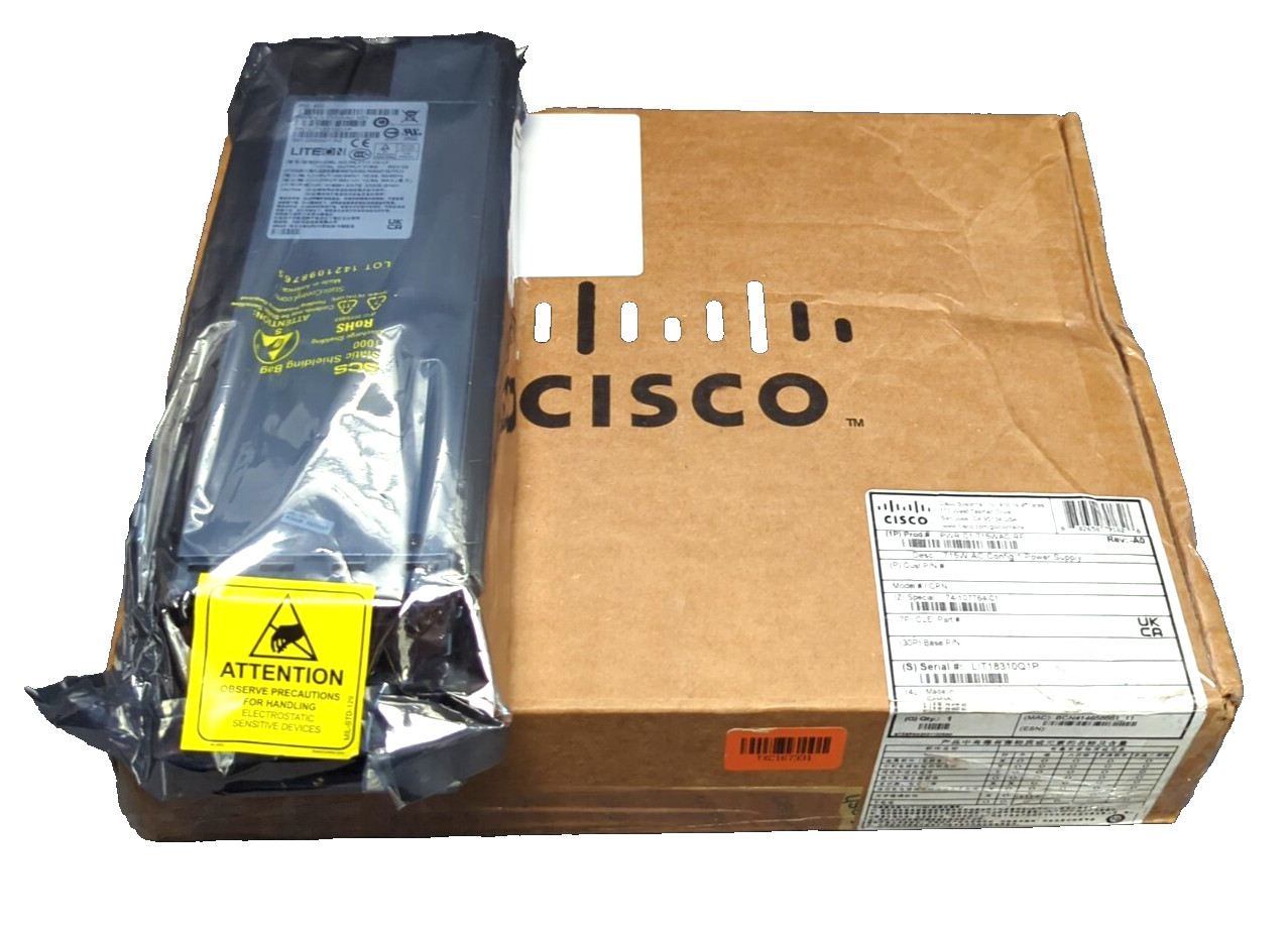 Cisco PWR-C1-715WAC 715W Power Supply 3850 Series Network Switch (B654)