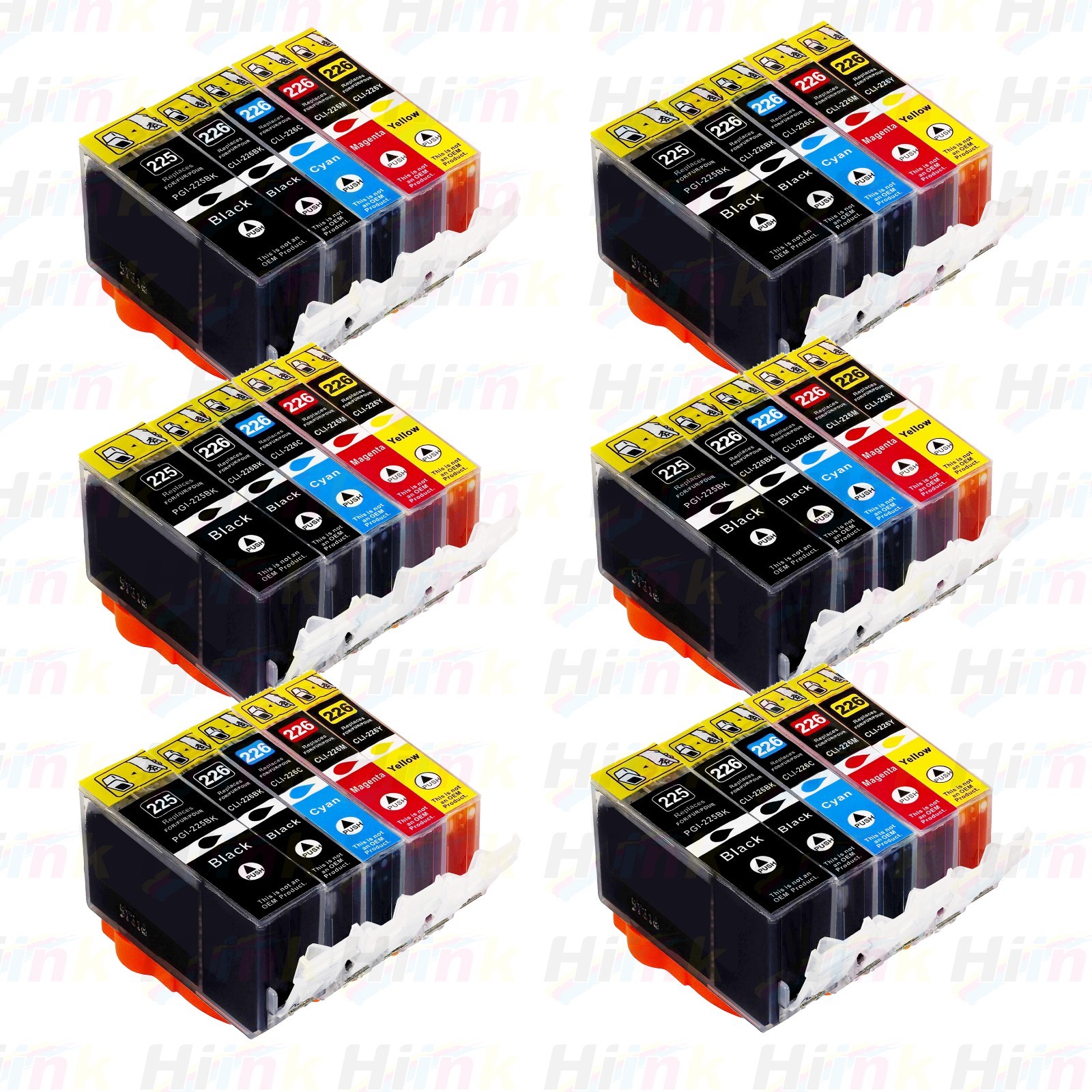 30PK NEW PGI-225 CLI-226 Ink Cartridges for Canon MG5120 MG5220 MG5320 Printers