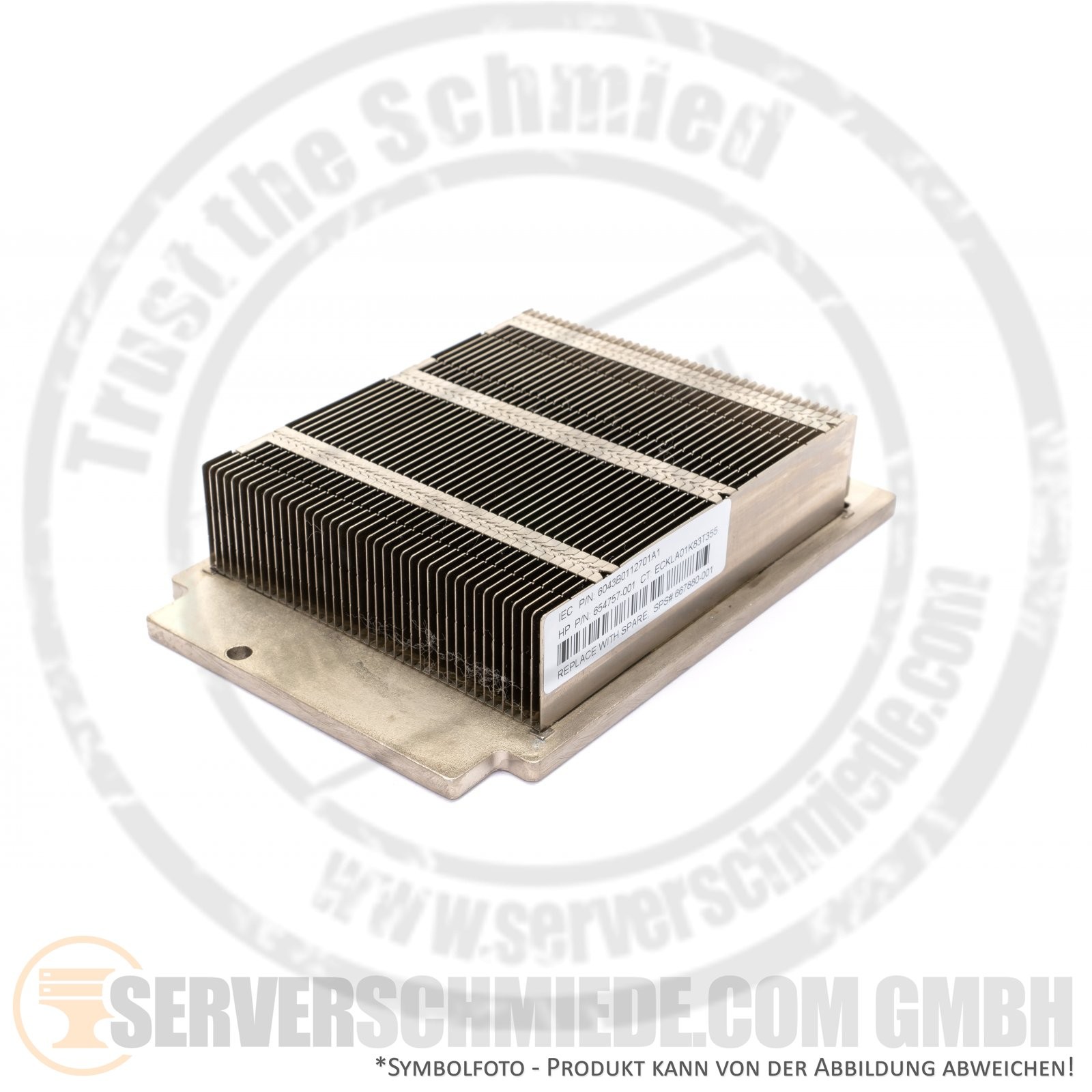 HP DL360p Gen8 Heatsink CPU Cooler 667880-001 654757-001