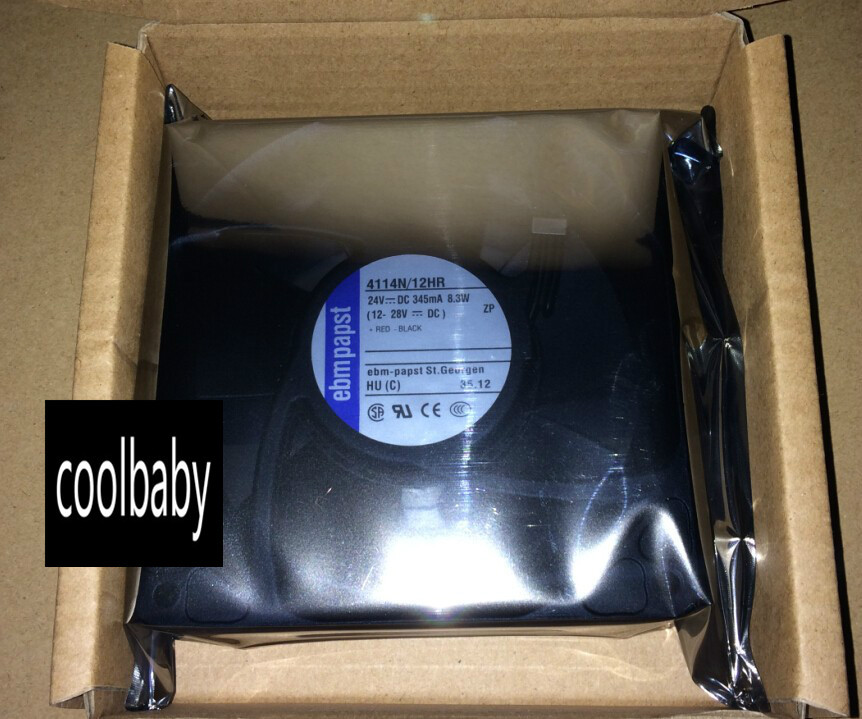  TYP 4114N/12HR fan 24V 8.3W 120*120*38MM