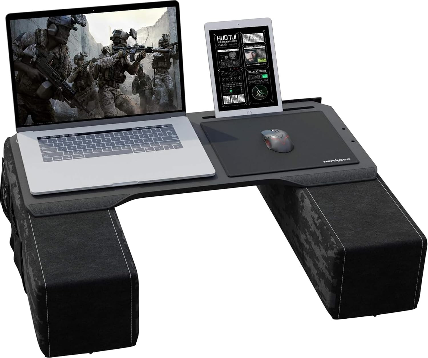 Couchmaster CYBOT, Premium Ergonomic Lap Desk for Notebooks, Sustainable Bamboo