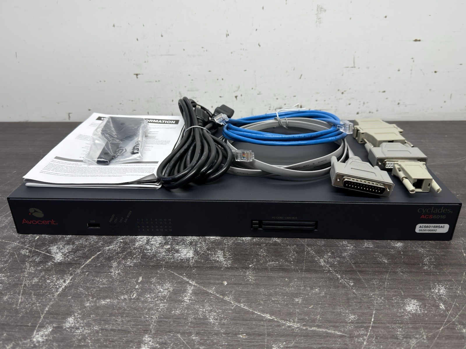 Avocent ACS6016MSAC 16 Port ACS 6016 Console Server - A888