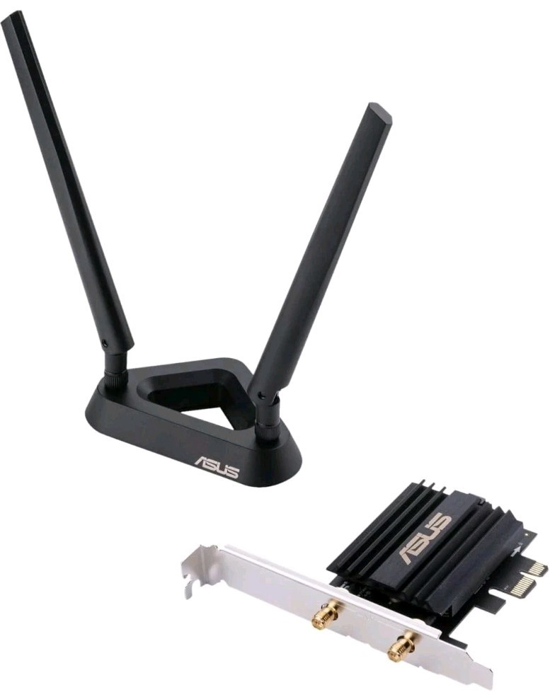ASUS AX3000 (PCE-AX58BT) Next-Gen Wifi 6 Dual Band PCIe Wireless Adapter with BT