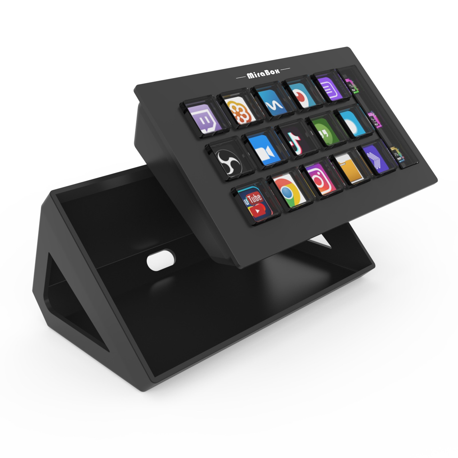 Stream Control Studio Controller Deck Dock Programmable Shortcut Macro Keys Pad
