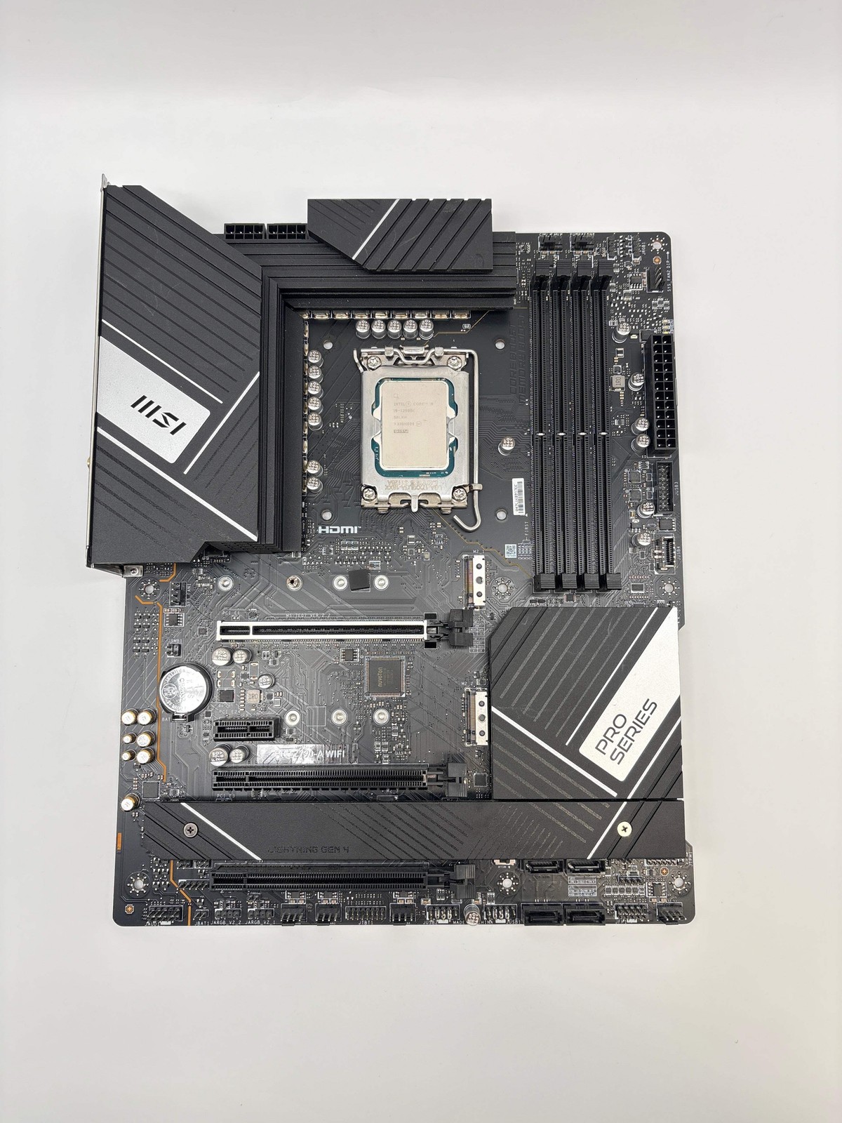 Intel Core i9-12900K SRL4H CPU with MSi Pro Z790-A WIFI Motherboard
