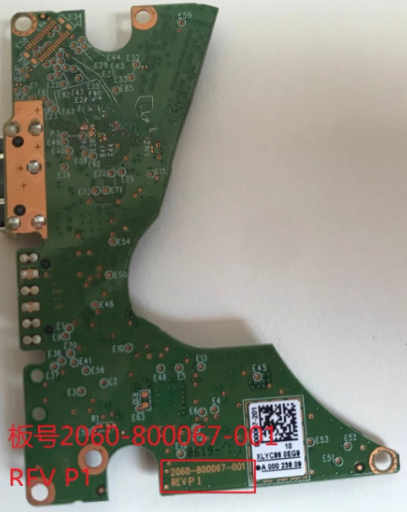 2060-800067-001 REV P1 Pcb Board 800067-201 02 Hard Disk Board Circuit Board