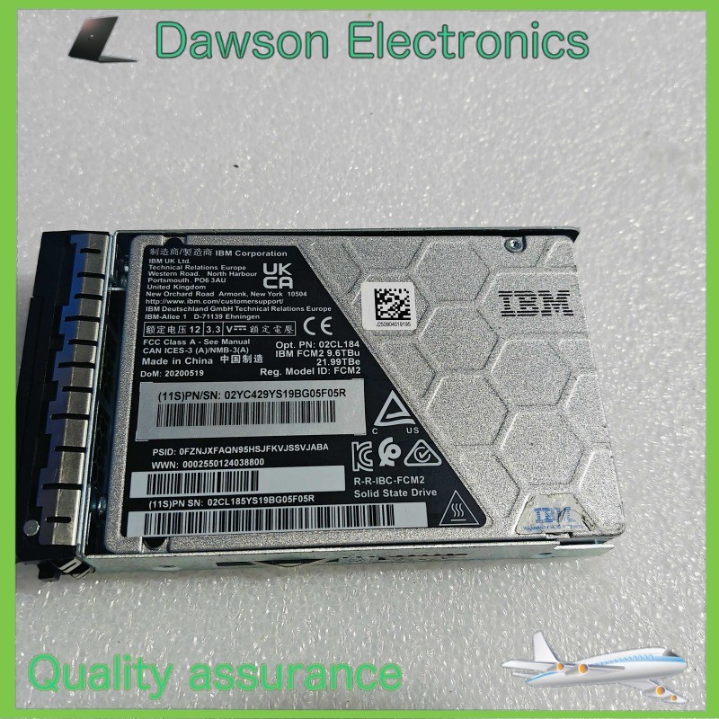 IBM 2076-ADS6 9848-AHS6 2078-AES6 9.6TB NVMe FCM2 Flash Drive 02YC417 03GH470