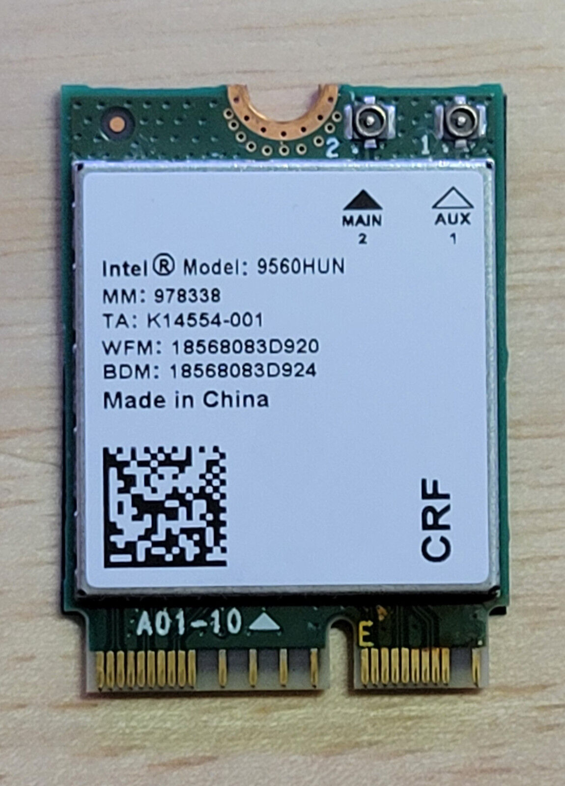 Intel 9560HUN wireless network card Huawei notebook Matebook13