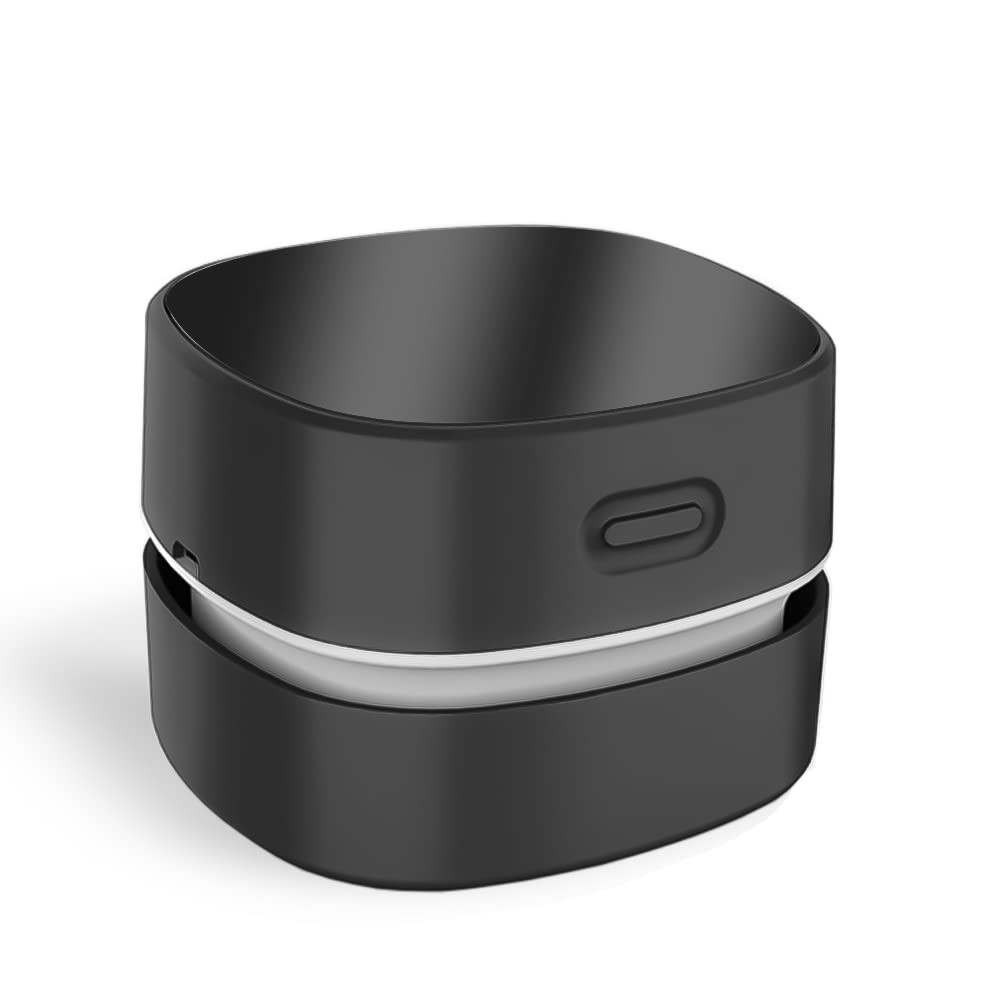 ODISTAR Desktop Vacuum Cleaner,Mini Table dust Sweeper Energy 3 Inch, Black