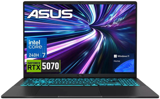 ASUS V16 90NB16R1-M00290 16 in FHD+ 144Hz Core 7 240H 32GB RAM 1TB SSD W11