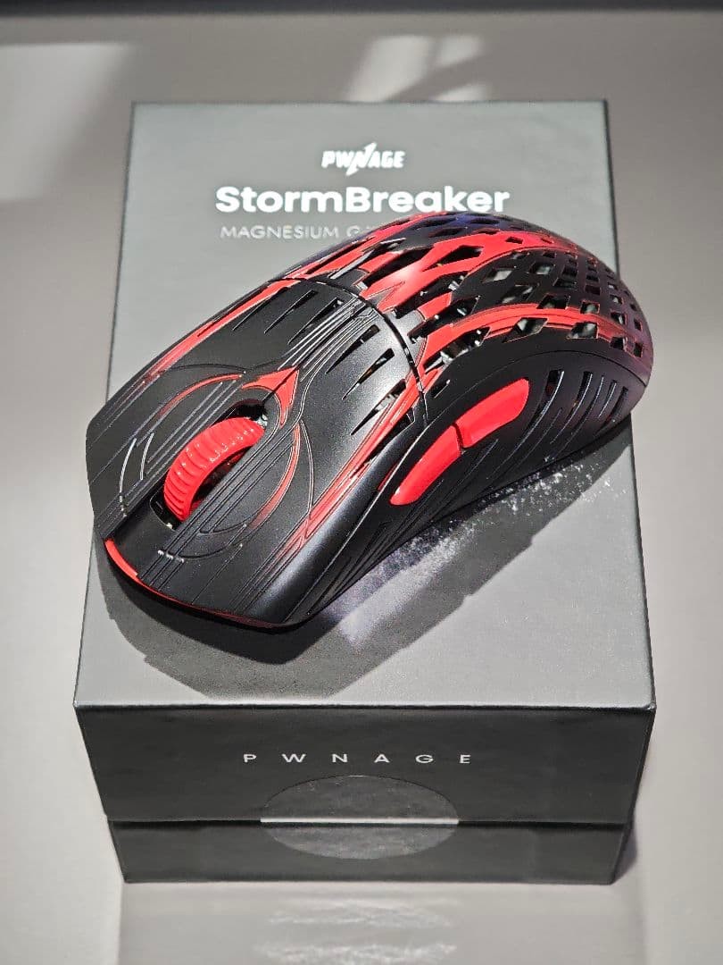 Pwnage StormBreaker 8k Bloodline Gaming Mouse Wireless Unused Tested
